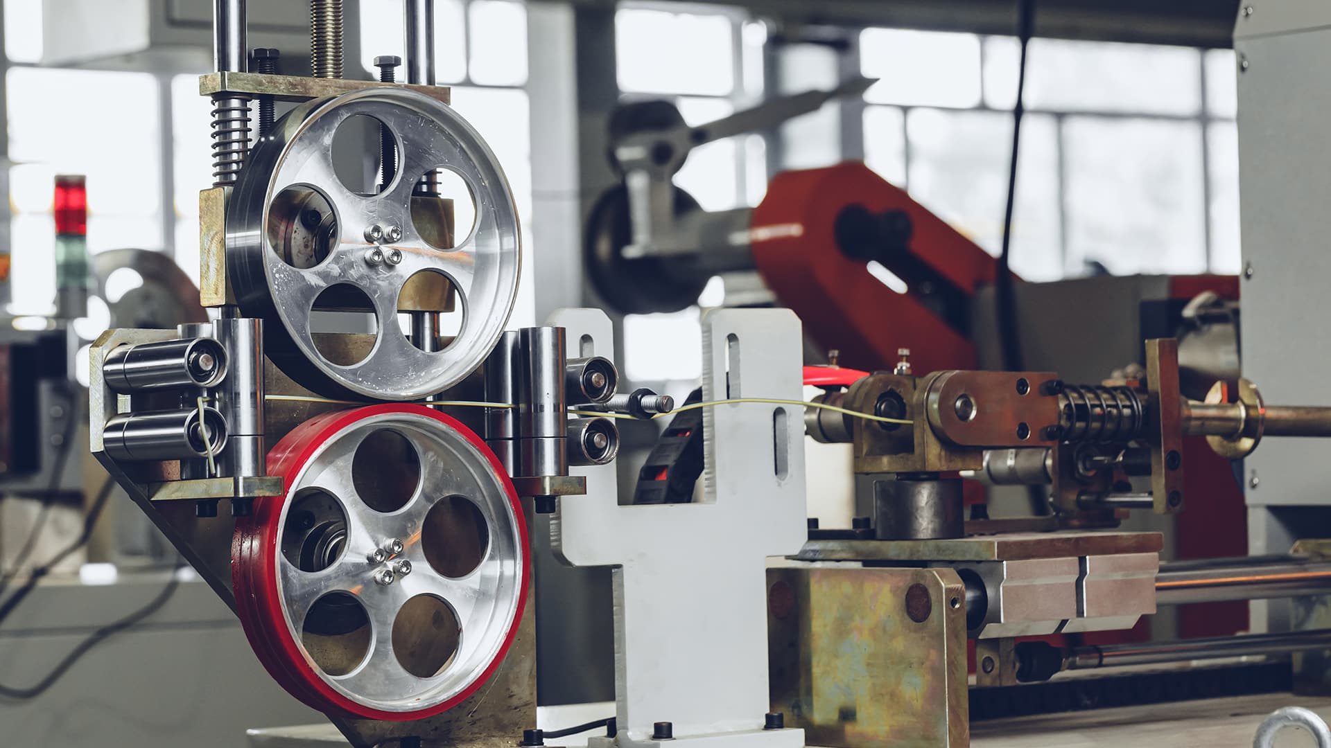 Photo d'une machine industrielle. Compétences en ingénierie mécanique